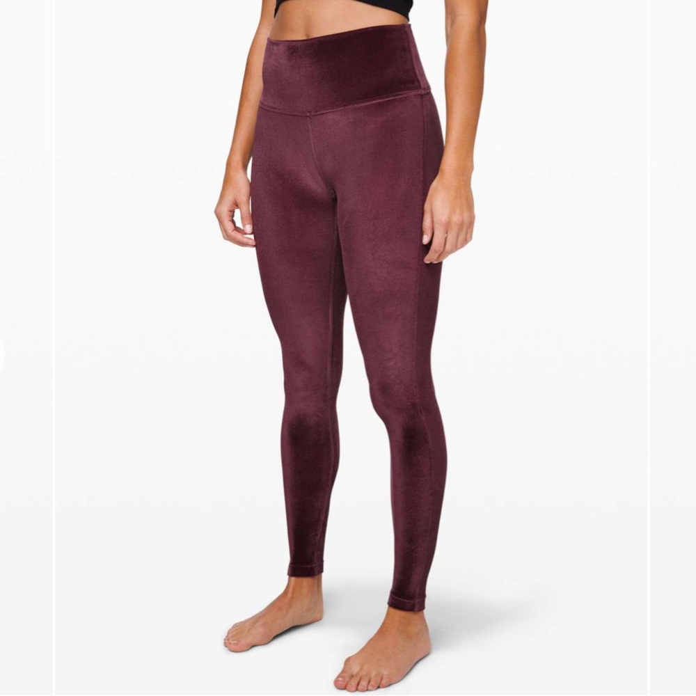 Lululemon Wunder Lounge High-Rise Tight 28" *Velvet
Garnet NWT